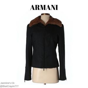 Sold- ARMANI Jacket - Fur & Wool